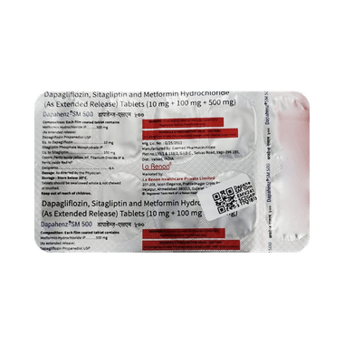 Dapahenz-SM 500 Tablet ER