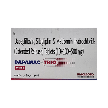 DAPamac Trio 10mg/500mg/100mg Tablet