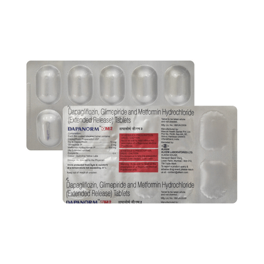 Dapanorm GM 10mg/2mg/500mg Tablet