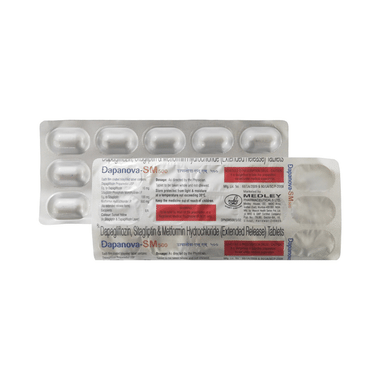 Dapanova SM 10mg/500mg/100mg Tablet