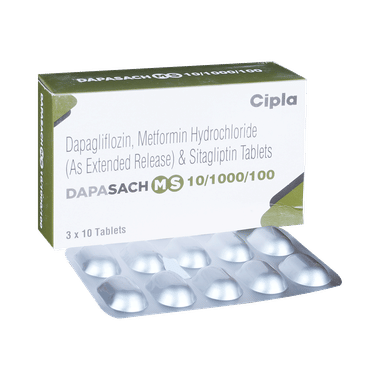 DapaSach MS 10/1000/100 Tablet ER