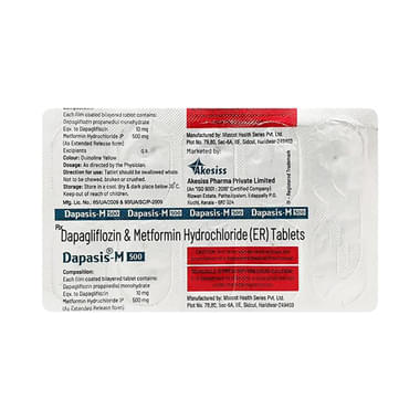 Dapasis M 10mg/500mg Tablet ER