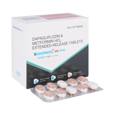 Dapavel M 5mg/500mg Tablet