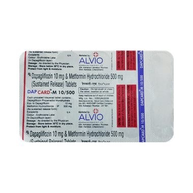 Dapcard M 10/500 Tablet SR