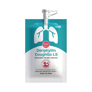 Deriphyllin Coughgo LS Syrup Mixed Fruit Sugar Free