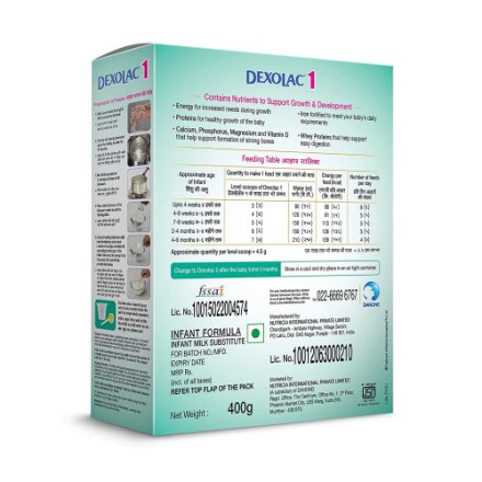 Dexolac 1 Infant Pack