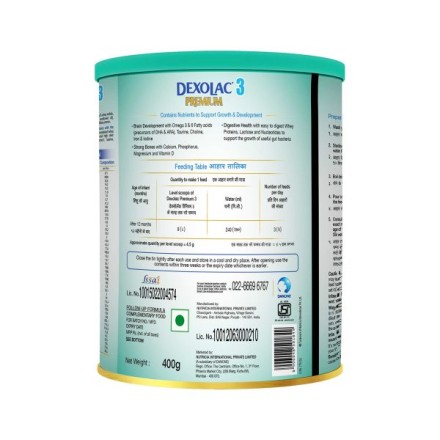 Dexolac Premium 3 Follow-Up Formula Powder