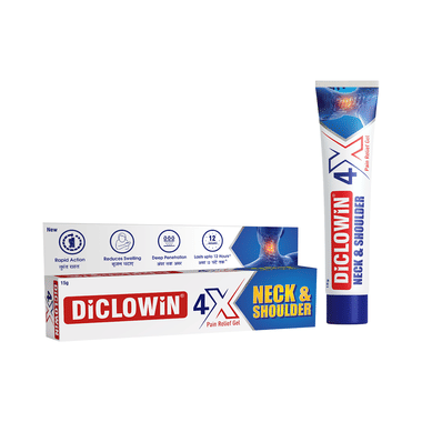 Image of Diclowin 4X Neck & Shoulder Pain Relief Gel