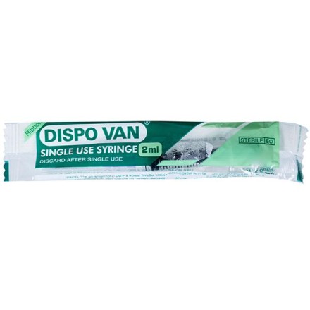 Dispo Van Syringe, 2 ml
