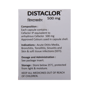 Image of Distaclor 500mg Capsule
