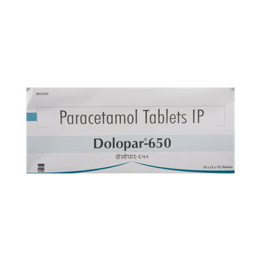 Dolopar 650 Tablet