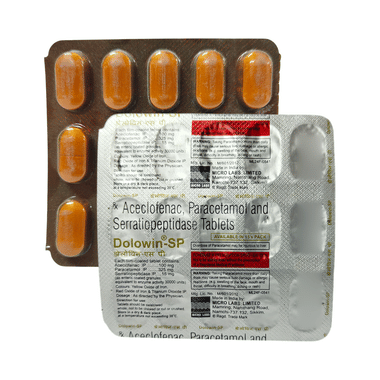 Dolowin SP 100mg/325mg/15mg Tablet
