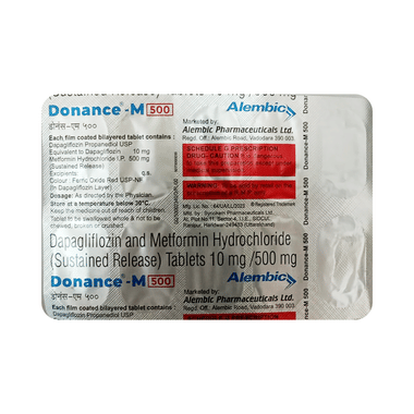 Donance M 10mg/500mg Tablet SR