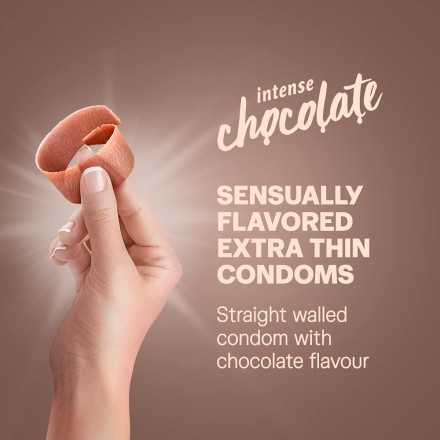 Durex Extra Thin Condom Intense Chocolate