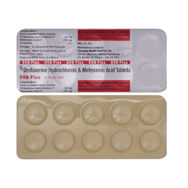Dvn Plus 80mg/250mg Tablet
