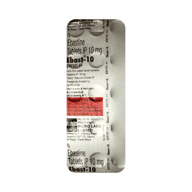 Ebast 10mg Tablet