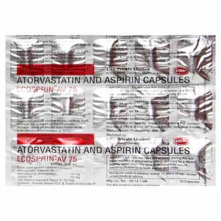 Ecosprin-AV 75 mg Capsules