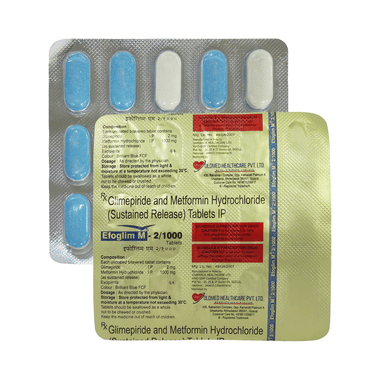 Efoglim M 2mg/1000mg Tablet