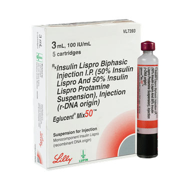 Eglucent Mix 50 100IU/ml Suspension for Injection