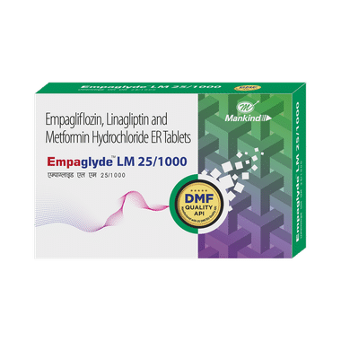 Image of Empaglyde LM 25/1000 Tablet ER