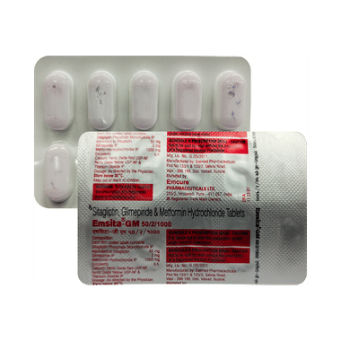 Emsita-GM 50/2/1000 Tablet