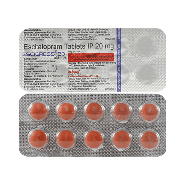 Escigress 20mg Tablet