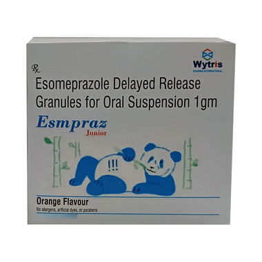 Esmpraz Junior Oral Suspension Orange