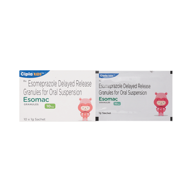 Esomac 10mg Granules