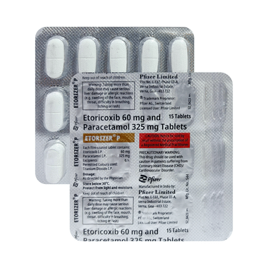 Etorizer P 60mg/325mg Tablet