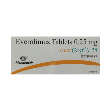 Evergraf 0.25mg Tablet