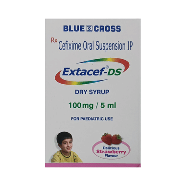 Extacef-DS Dry Syrup Delicious Strawberry