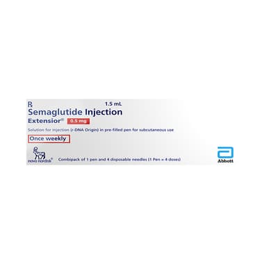 Image of Extensior 0.5mg Injection Combipack (1 Prefilled Pen 1.5 ml & 4 Needles)