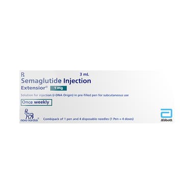 Image of Extensior 1mg Injection Combipack (1 Prefilled Pen 3ml & 4 Needles)