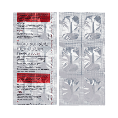Farobact 300mg Tablet ER