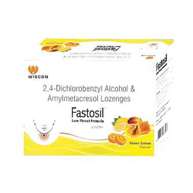 Fastosil Lozenges Honey Lemon