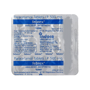Febrex 500mg Tablet