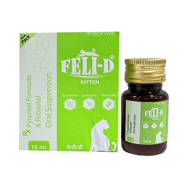 Image of Feli-D Kitten Pet Deworming Oral Suspension
