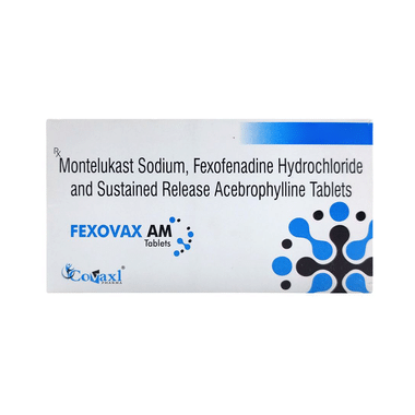 Fexovax AM 10mg/120mg/200mg Tablet ER