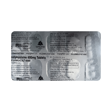 Fluimucil 600mg Tablet