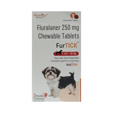 Image of FurTICK 250mg Chewable Tablet >4.5-10kg