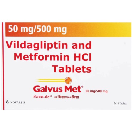 Galvus Met 50mg 500mg