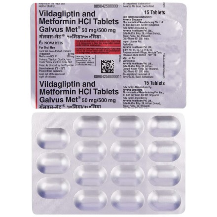 Galvus Met 50mg 500mg