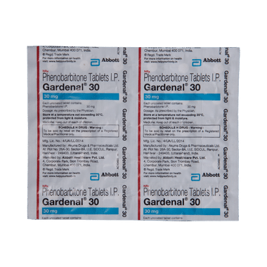 Gardenal 30 Tablet