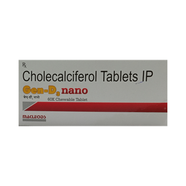 Gen-D3 Nano 60K Chewable Tablet