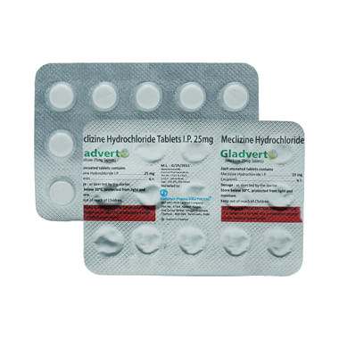 Gladvert 25mg Tablet