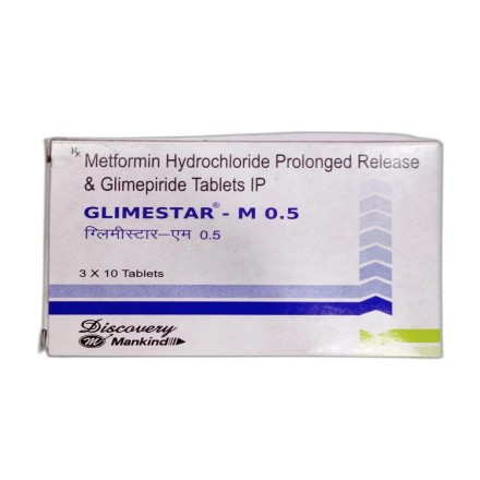 Glimestar-M 0.5mg 500mg Tablet