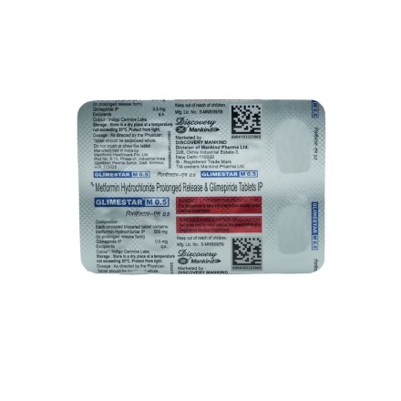 Glimestar-M 0.5mg 500mg Tablet