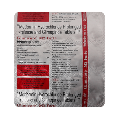 Glimicure M2 Forte Tablet PR