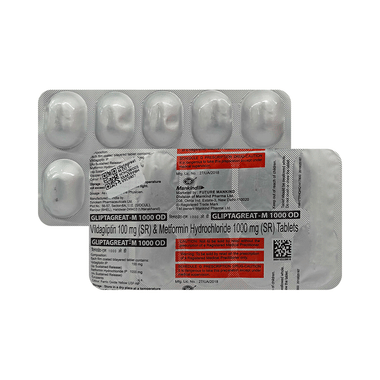 Gliptagreat-M 1000 OD Tablet