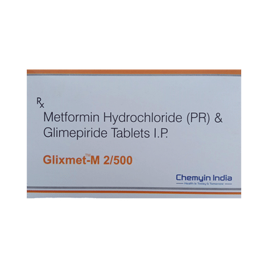 Image of Glixmet-M 2/500 Tablet PR